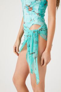 Marble Print Swim Cover-Up Sarong | Forever 21 (US)
