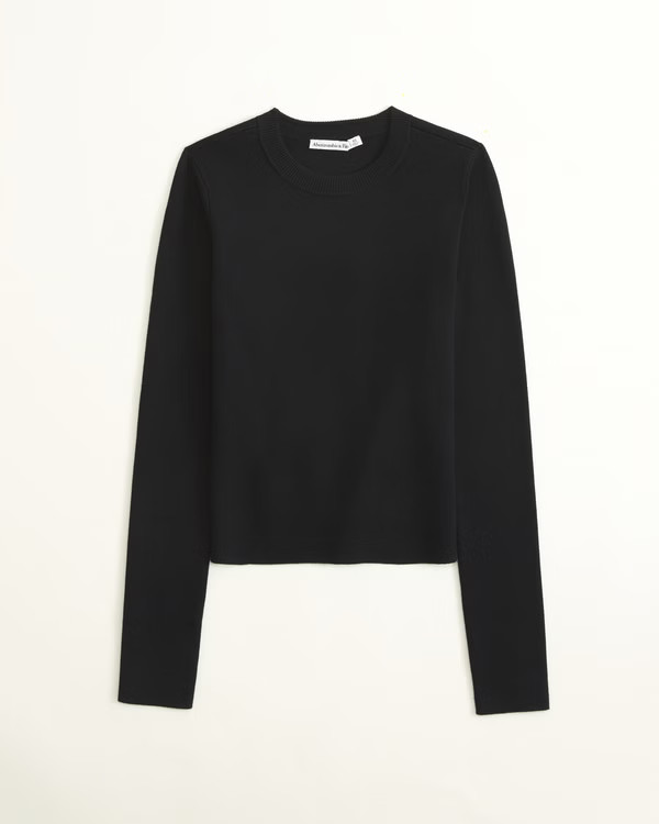 Slim Crew Sweater Top | Abercrombie & Fitch (US)