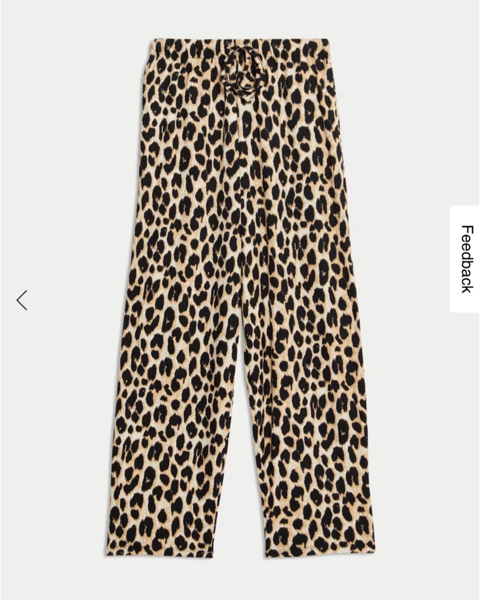 Bump friendly | elasticated  waistband leopard pants, perfect for growing bumps ✨

#LTKmaternity #LTKsummer #LTKuk