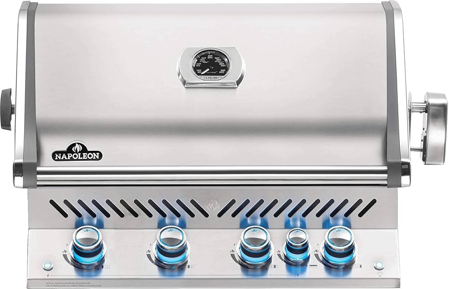 Napoleon BIPRO500RBPSS-3 Built-in Prestige PRO 500 RB Propane Gas Grill Head, sq.in. + Infrared I... | Amazon (US)