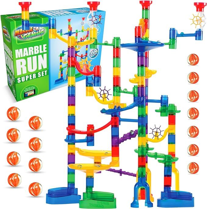 Marble Genius Marble Run (150 Complete Pieces) Maze Track or Building Toys for Kids Ages 4-8, for... | Amazon (US)