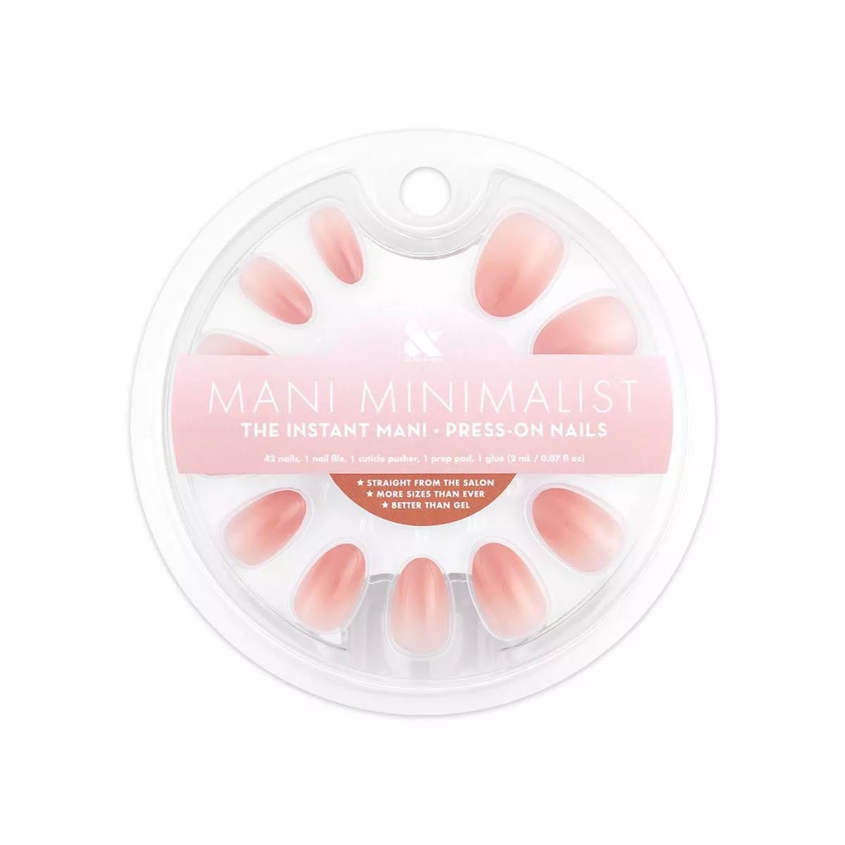 Olive & June Press-On Fake Nails - Blush Syrup Gradient - 42ct | Target