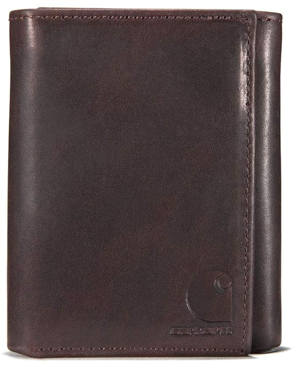 Carhartt Men's B0000219 Oil Tan Trifold Wallet | Amazon (US)