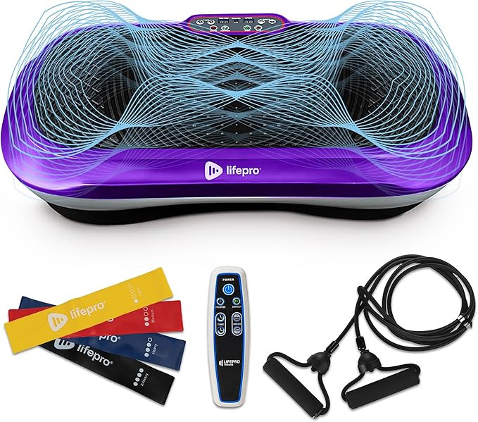 LifePro Vibration Plate Exercise Machine - Whole Body Workout Vibration Fitness Platform w/ Loop ... | Amazon (US)