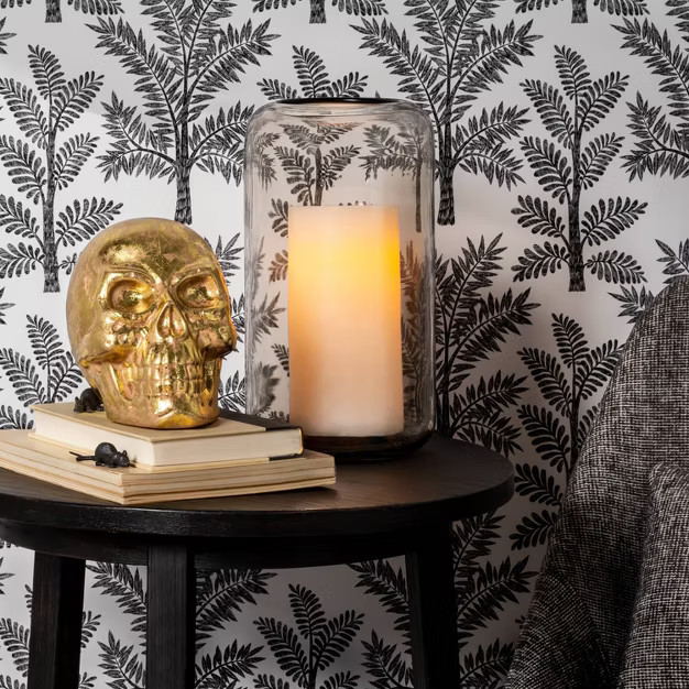 Skull Gold Foil Mold Halloween Decorative Sculpture - Hyde & EEK! Boutique™ | Target