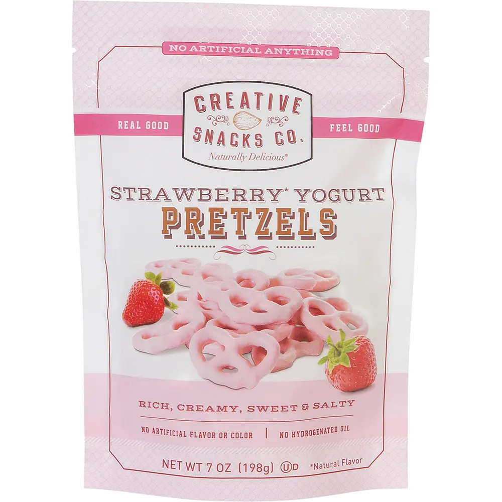 Creative Snacks Strawberry Yogurt Pretzels | Total Wine