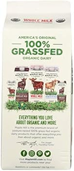 Maple Hill Creamery, Milk Whole Organic, 64 Fl Oz | Amazon (US)