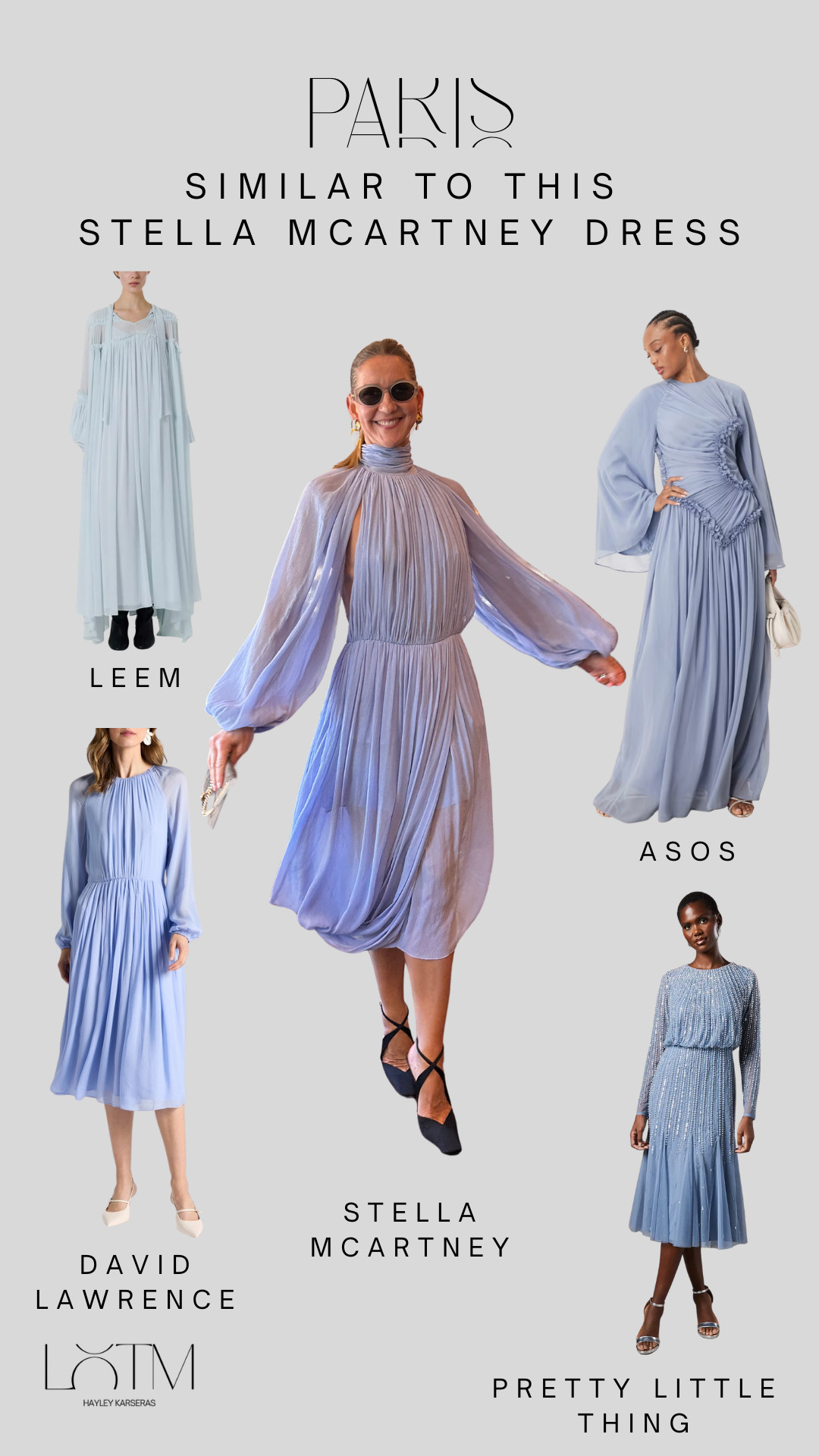 This is the gorgeous Stella McArtney dress I wore to the Paris Fashion Week Show! I have linked lots of similar dresses that you could wear this spring/summer!  

 #LTKFashionMonth #LTKspringtrends #LTKdresses
