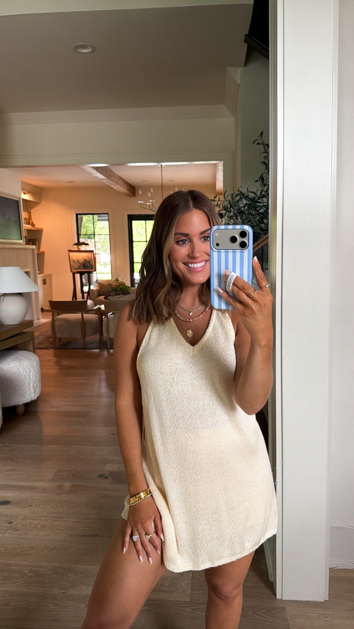 Just got my Amazon order in with lots of comfy everyday sets I can wear this summer- currently 16 weeks pregnant, and love these easy and comfy outfit looks! Wearing an xs in this halter set