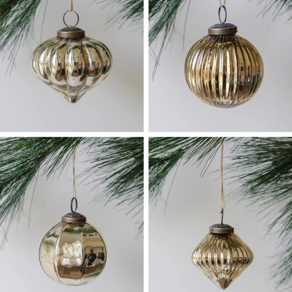 3" Mercury Glass Ornament | CG Hunter