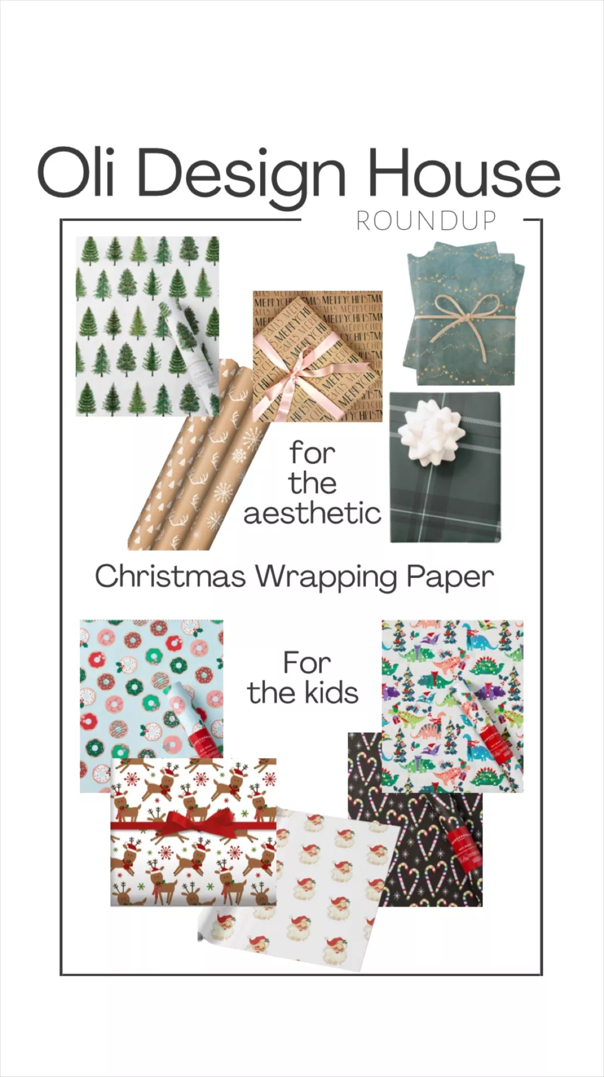 We have a fun selection of holiday wrap, including traditional