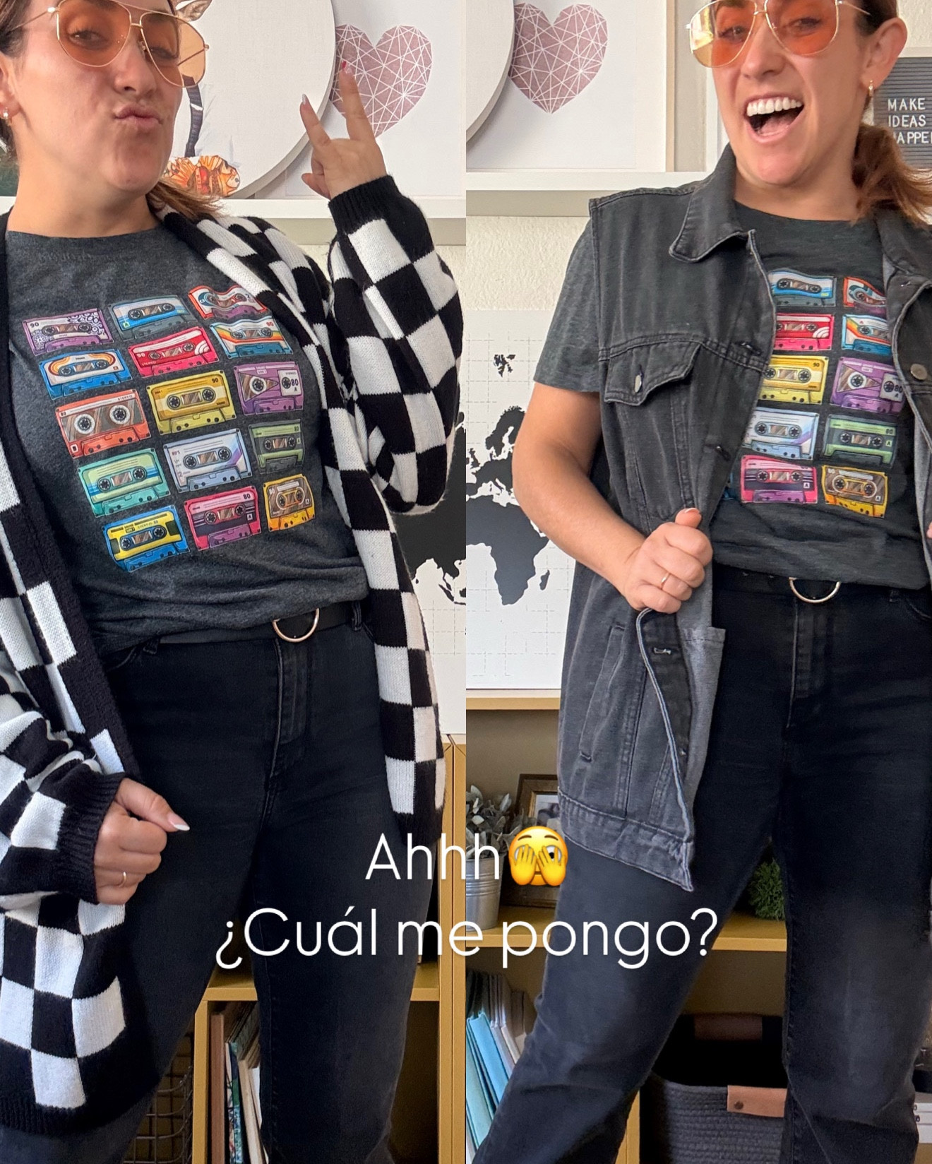 Como mamá de 3 me gusta siempre estar cómoda pero darle un toque divertido a mi ropa. Soy amante de las tshirt con dieños 🫶🏻. Así que te dejo estas dos opciones !!!

#LTKmomlife #LTKootd #LTKMidsize