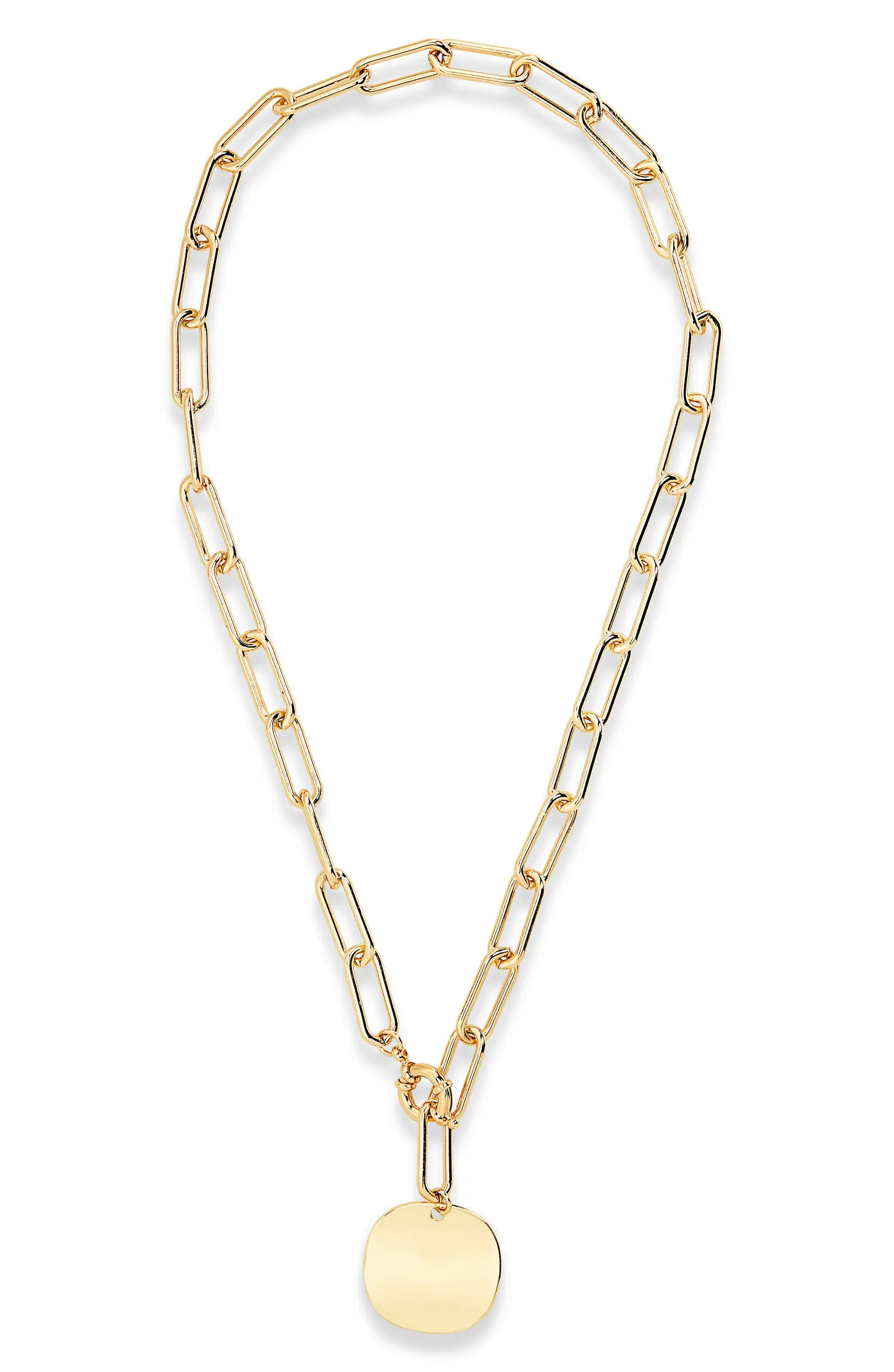 Nordstrom Paper Clip Chain Pendant Necklace | Nordstrom | Nordstrom