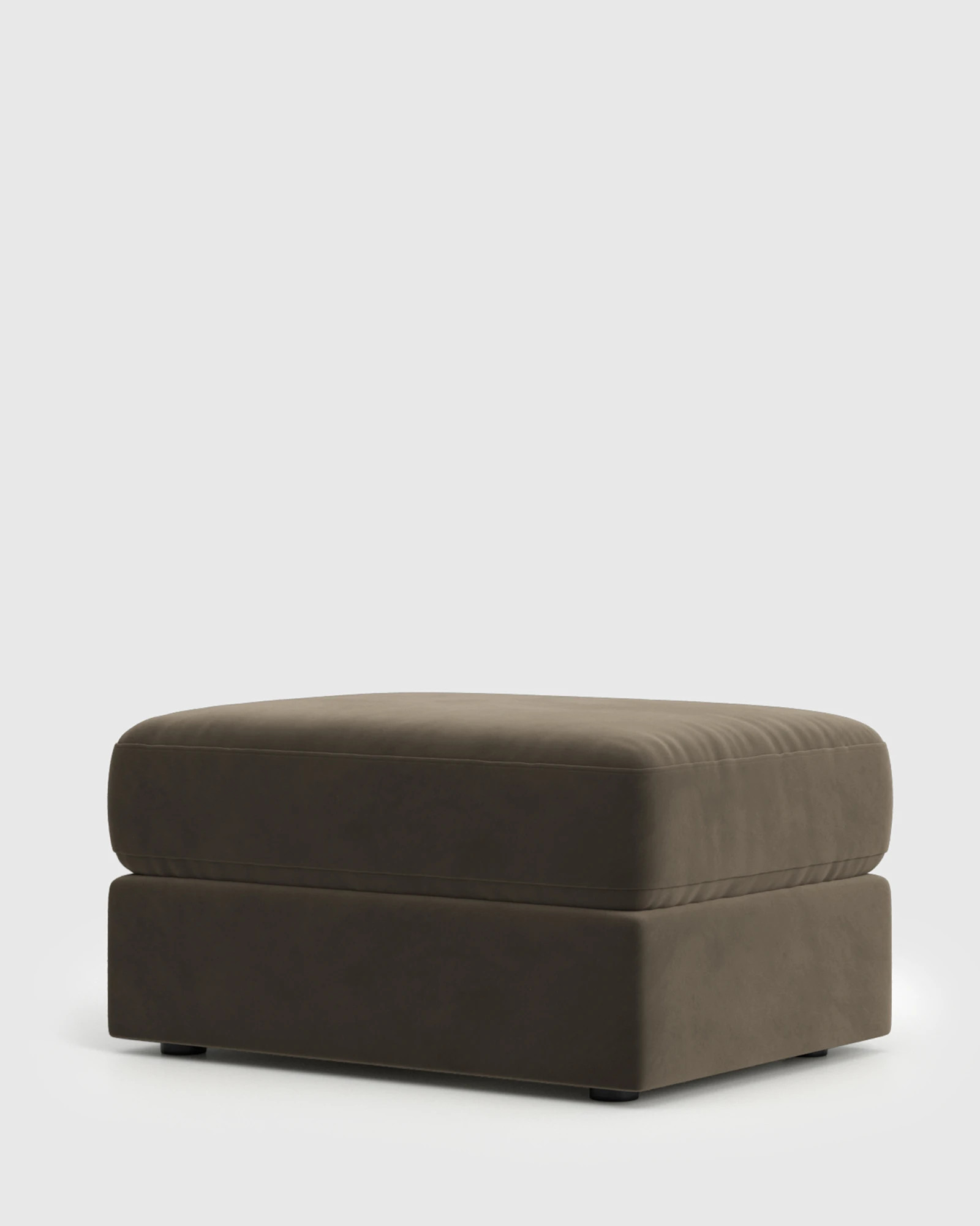 Ashford Deep Seat Ottoman in Performance Velvet | Quince