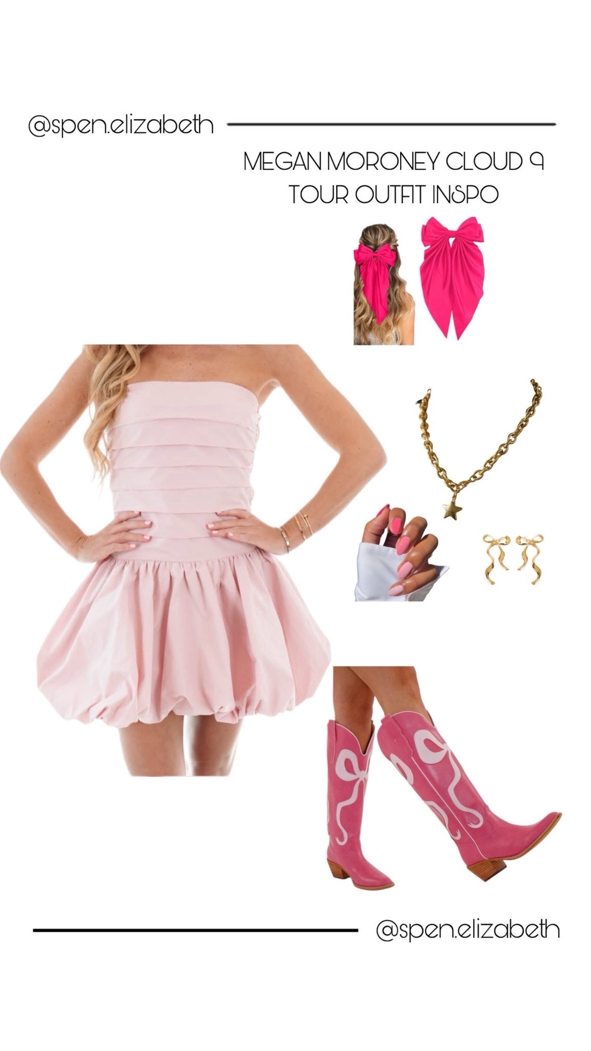 megan moroney cloud 9 tour concert outfit inspo!!
dress- the impeccable pig
