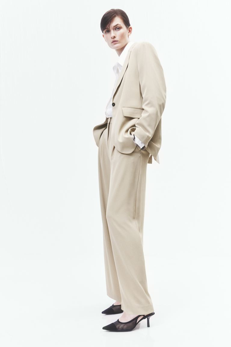 Taillierter Blazer - Beige - Ladies | H&M AT | H&M (DE, AT, CH, NL, FI)