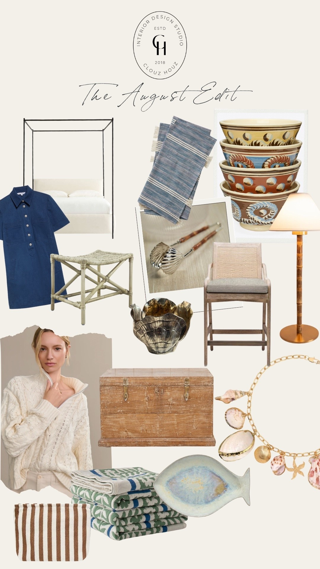 Shop this month’s edit: Fisherman Core!

If you’ve heard of coastal granddaughter… this is the next best thing. Think classic nautical, quiet coastal luxury, or even mountain-town rugged. No rules, but these items are supposed to capture that effortless end of summer transition!