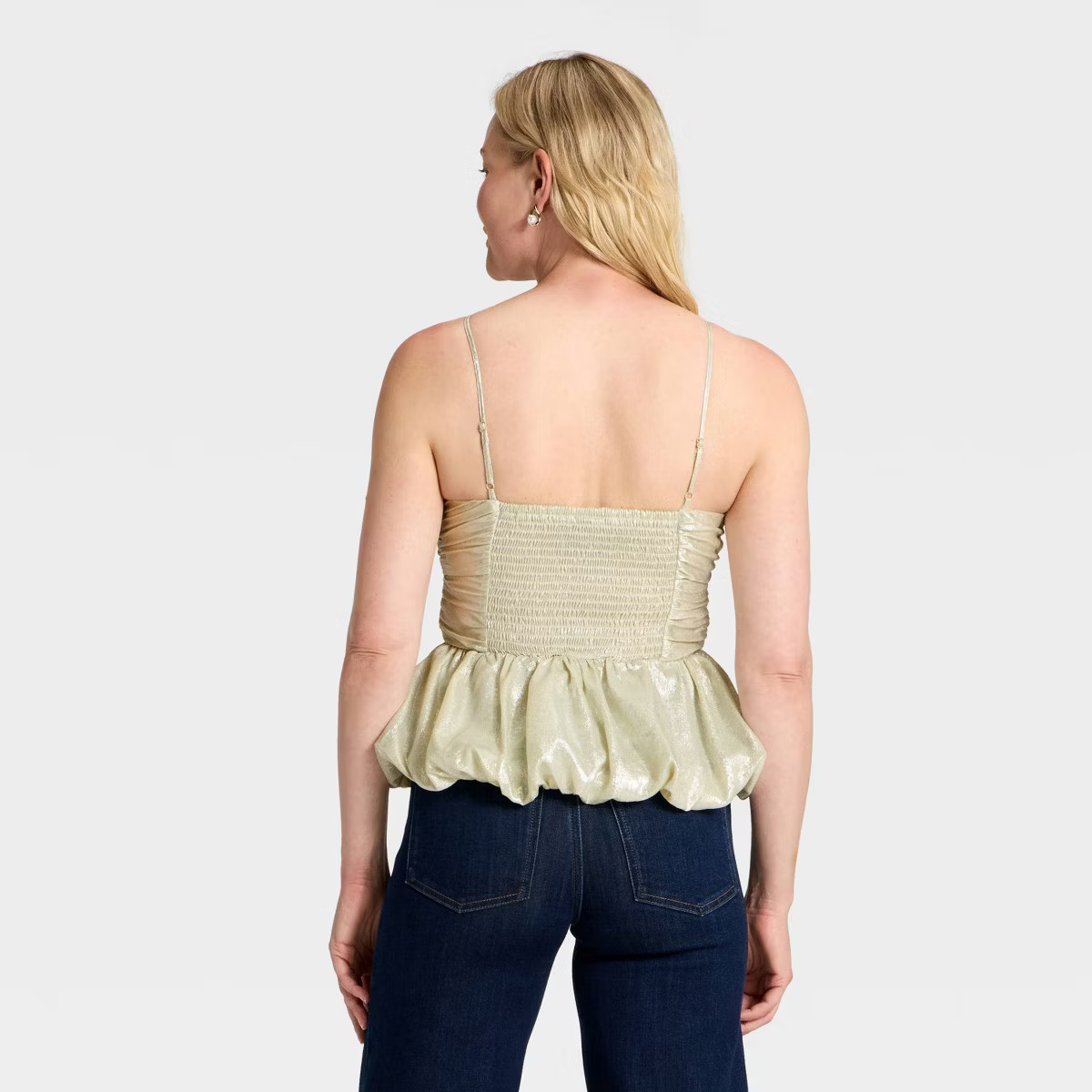 Women's Strapless Peplum Top - A New day™ | Target