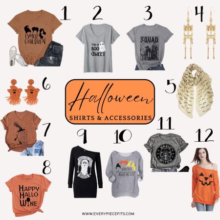 Halloween graphic shirts are cute with jean jackets and add a little festive flair. 🎃 How cute are these earrings too!? #everypiecefits

#LTKHalloween #LTKstyletip #LTKSeasonal