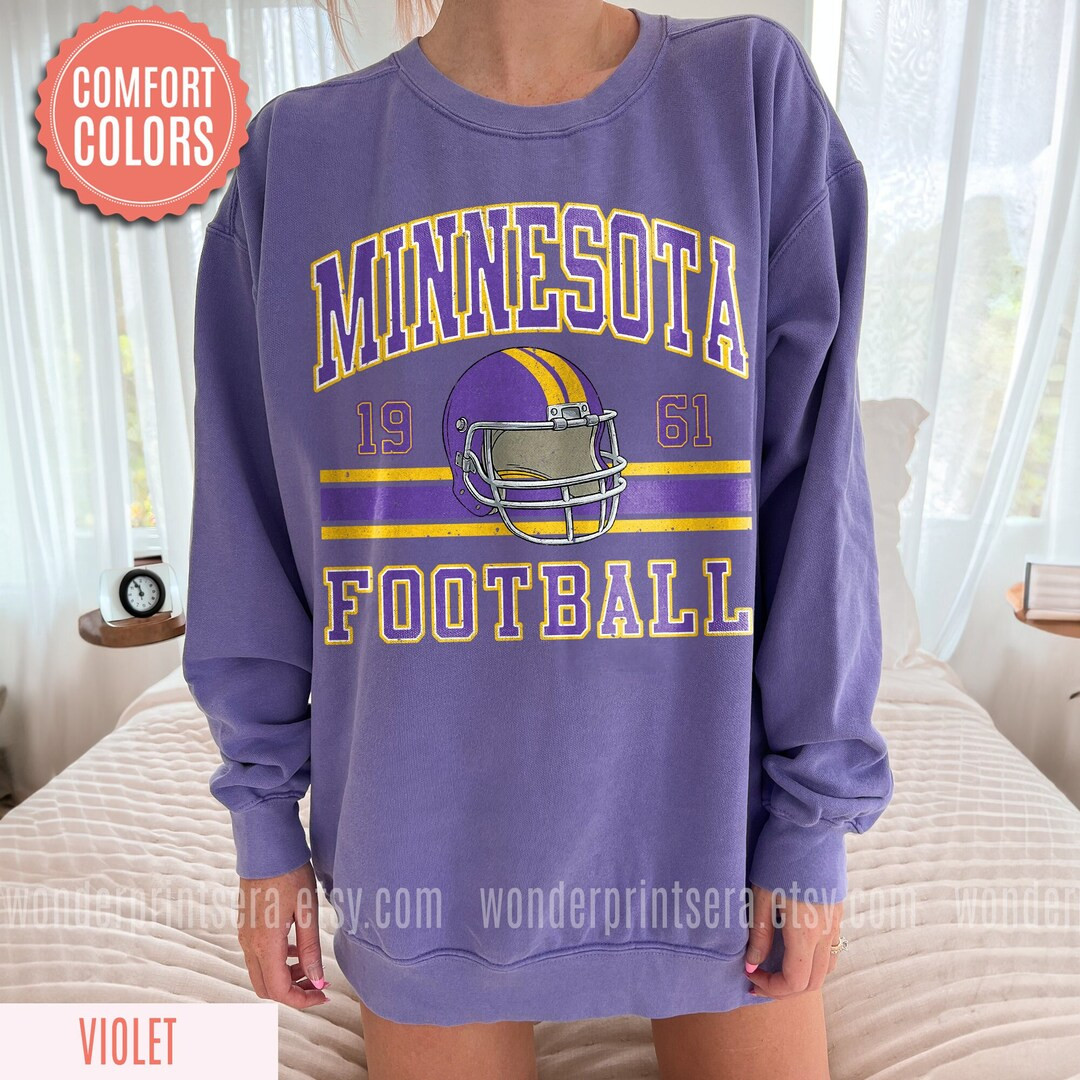 Minnesota Football Vintage Style Comfort Colors Shirt Vintage - Etsy | Etsy (US)