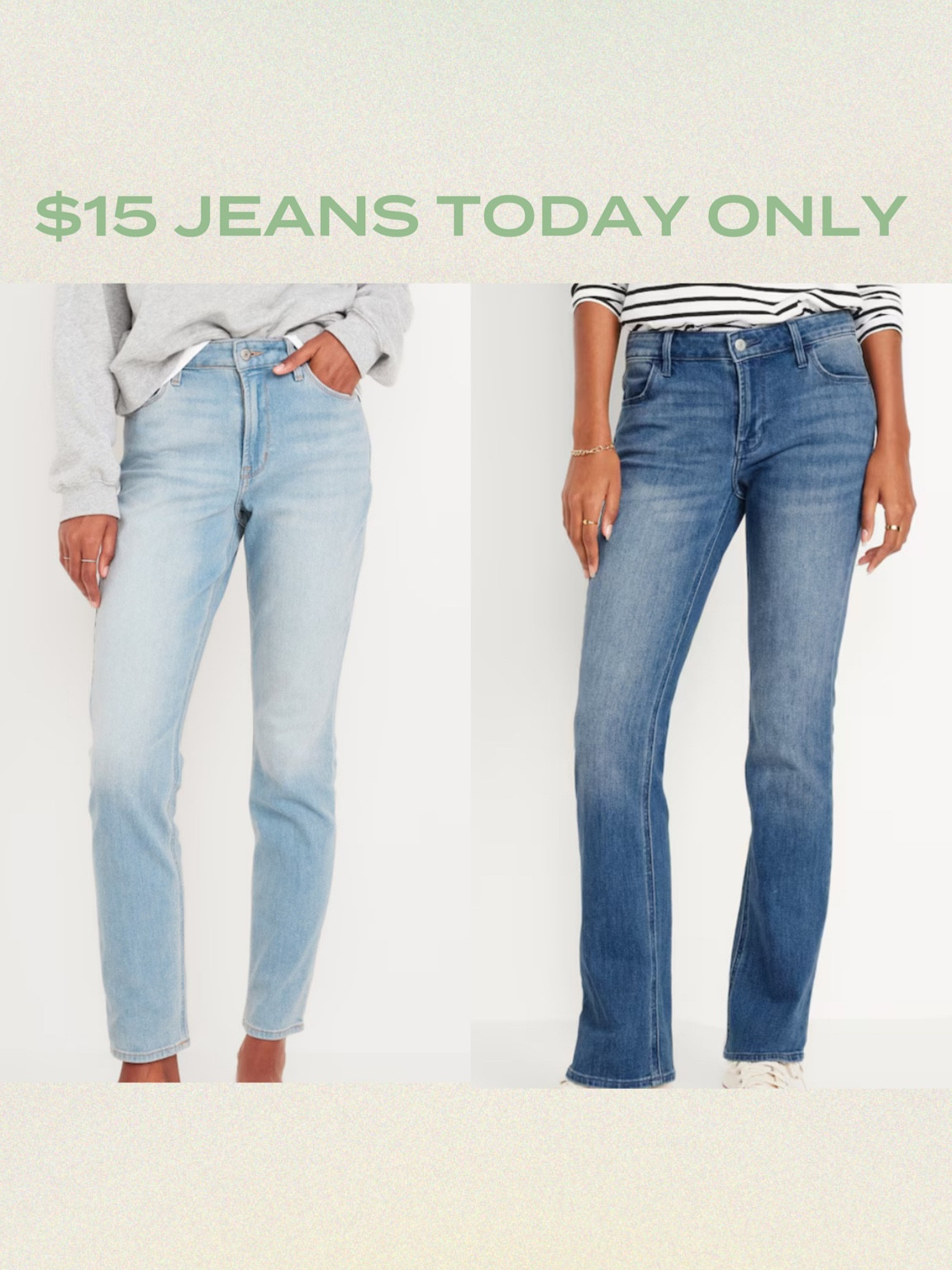 Old navy Jean deal today!

#LTKsalealert #LTKSeasonal #LTKfindsunder50