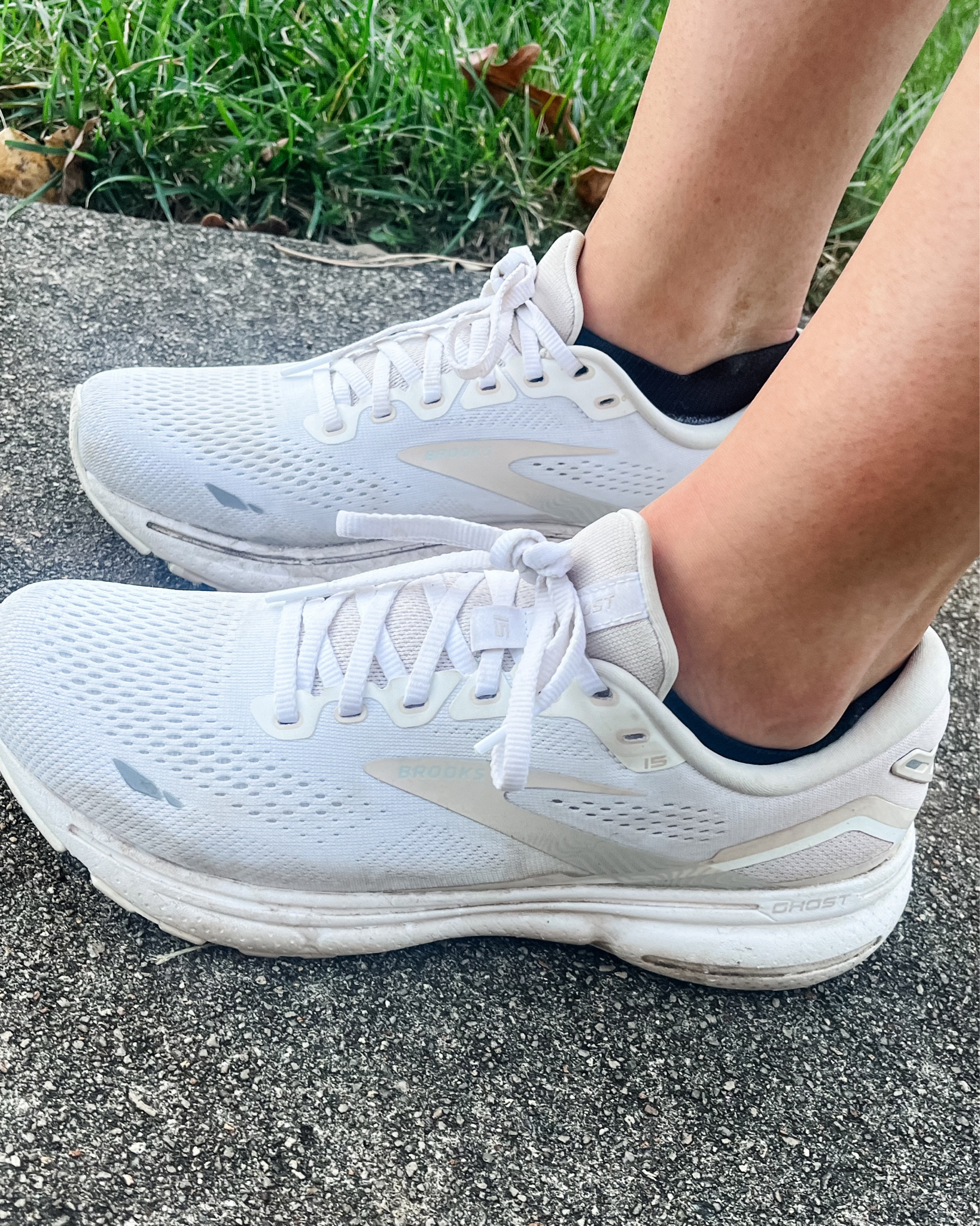 These are my favorite running shoes right now. They are the Brooks Ghost 15. I sized up 1/2 a size! 

#LTKfitness