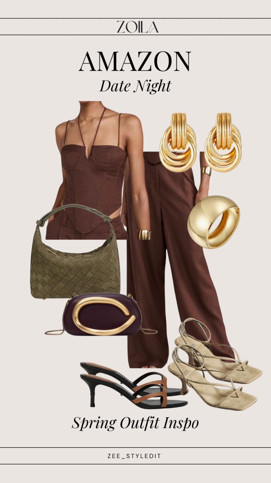 Amazon date night look
Obsessing over the 🤎 + 💚 color combo 🤌🏻🤌🏻

#LTKSpringSale #LTKFindsUnder100 #LTKStyleTip