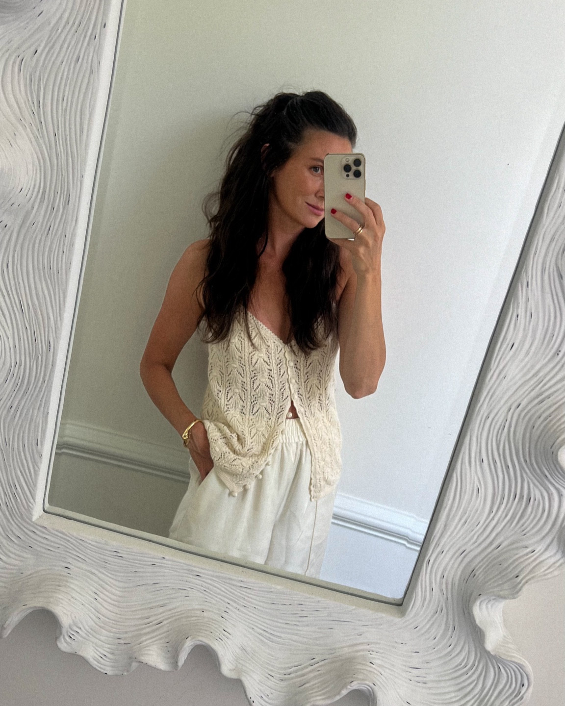 Crochet tank, spring outfit! 