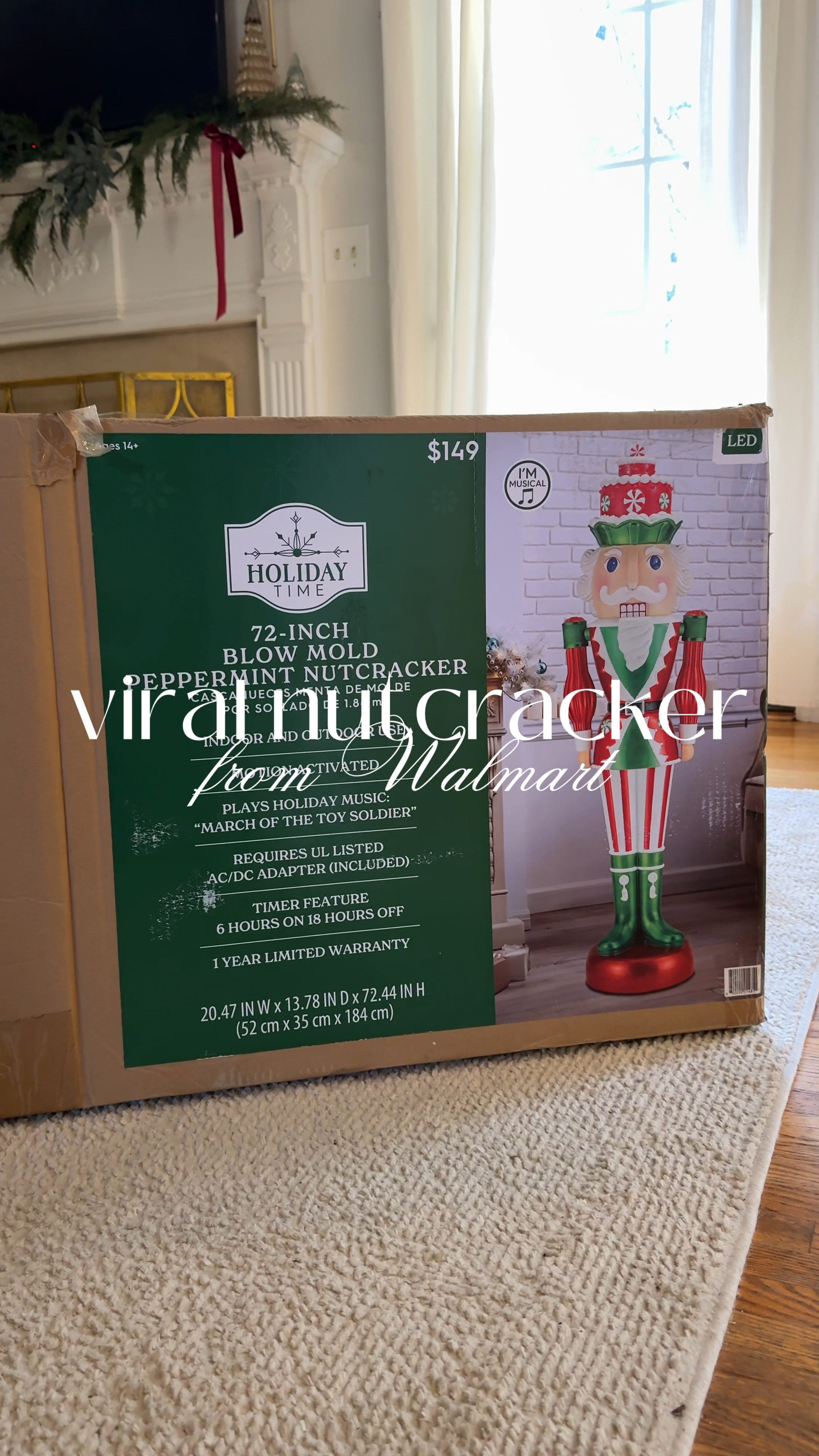 The viral $150 nutcracker from Walmart! 

#LTKHoliday #LTKSeasonal #LTKWatchNow