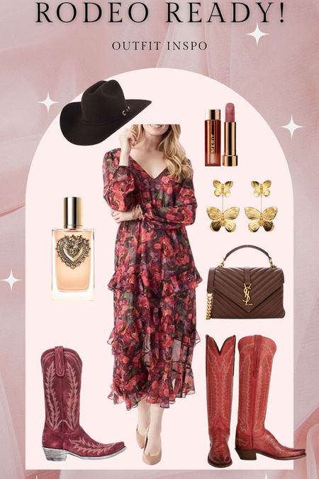 Houston Rodeo outfit idea #rodeo #ootd #cowboyboots #cowboyhat #butterfly #designer #ysl

#LTKstyletip #LTKSpringSale #LTKSeasonal