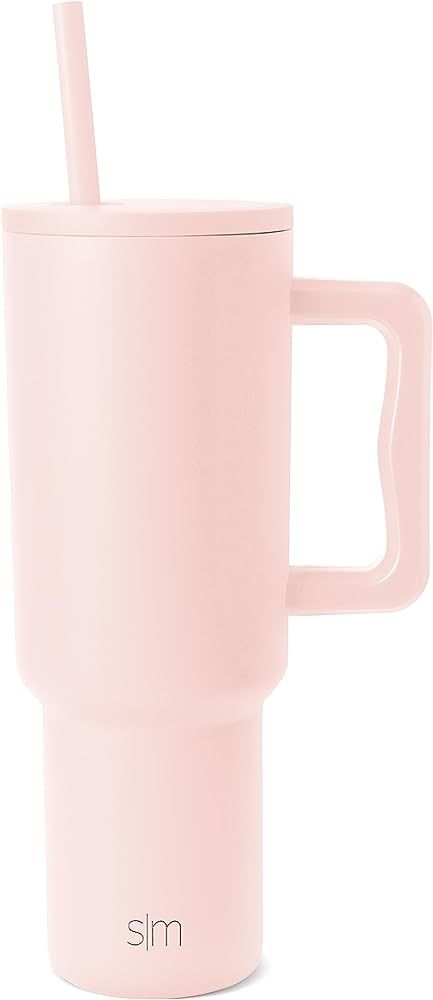 Simple Modern 40 oz Tumbler with Handle and Straw Lid | Insulated Reusable Stainless Steel Water ... | Amazon (US)