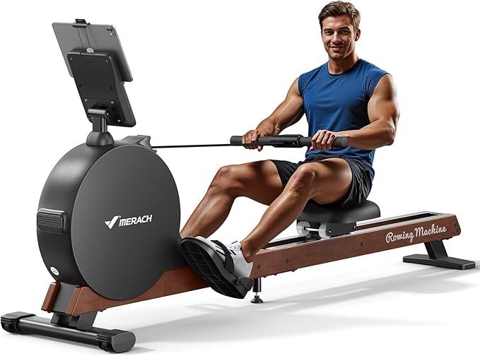 MERACH Pro-Grade Rowing Machines for Home, Smart Magnetic Rowing Machine with Self-Generation, Do... | Amazon (US)