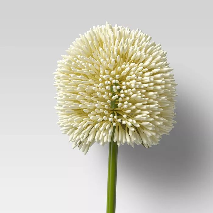 24" Artificial Allium Plant Stem White - Threshold™ | Target