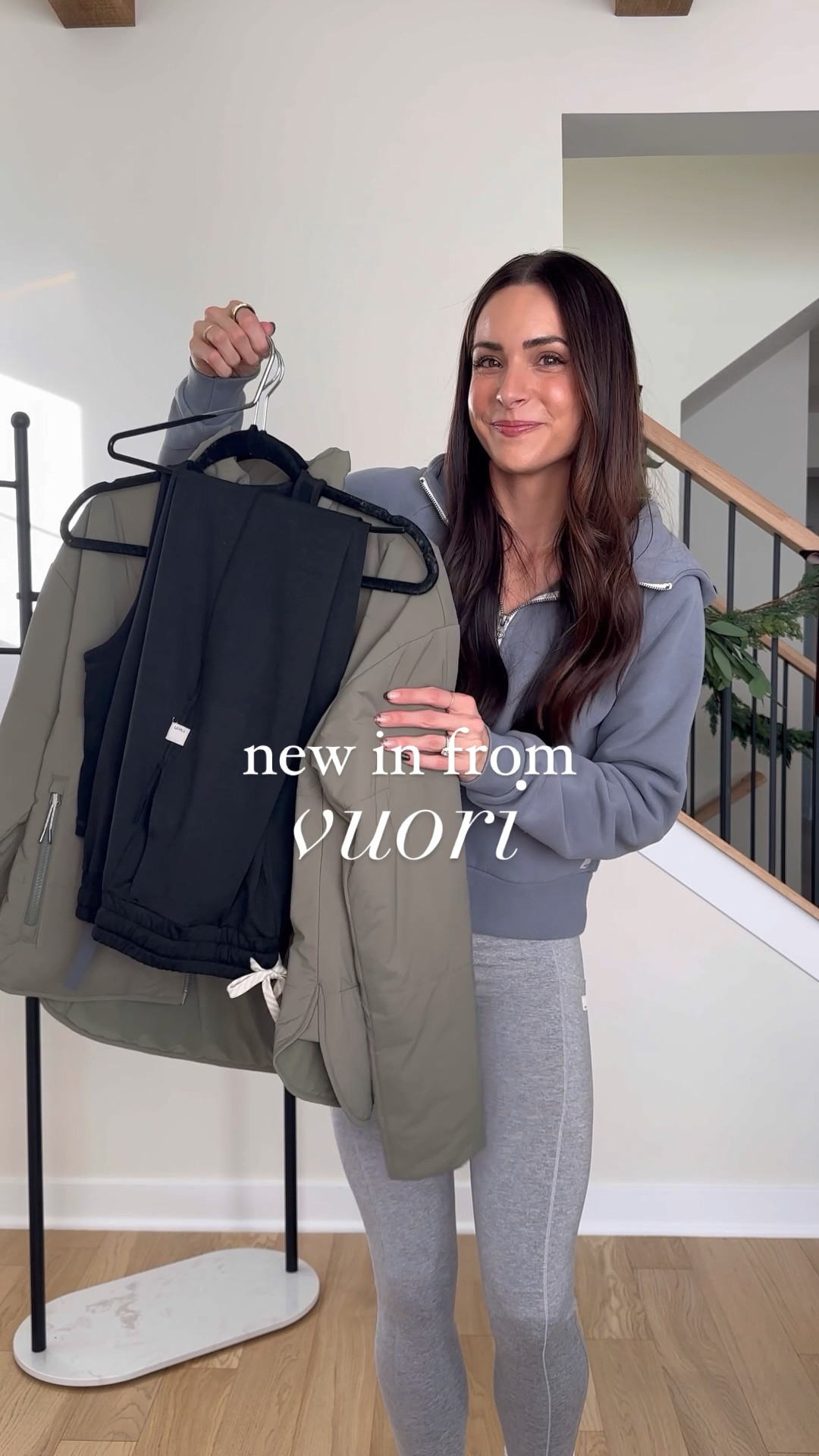 New in from @vuoriclothing! 😍 And last minute gift ideas for her! 🎁 #ad

Half zip hoodie: true to size (S) 
Pocket leggings: tts (S)

Jacket: tts (S)
Plyo tank: tts (S) has a built in bra and removable pads 
Performance joggers: I have these in the long length in my true size S! (I’m 5’7”) 

Athleisure outfits / casual activewear / Vuori best sellers / SAHM outfit / cozy gifts / vuori finds 

#LTKGiftGuide #LTKVideo #LTKfitness