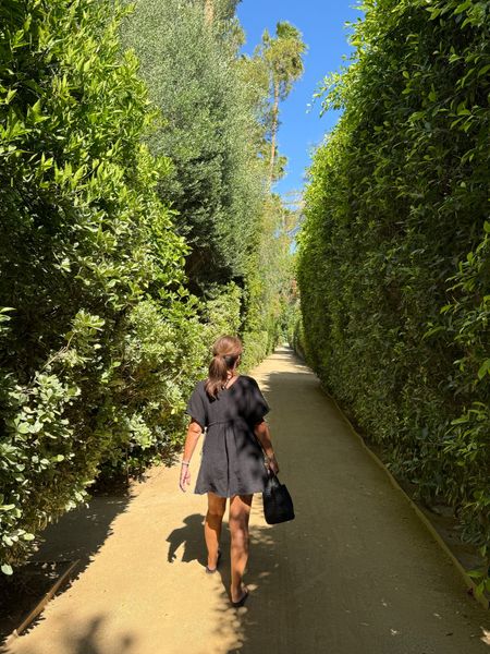 Leaving the pool area at the Parker Palm Springs. 
Swimsuit, cover up, sandals, Naghedi bag, 
kimbentley, resort wear, vacation, 

#LTKswim #LTKitbag #LTKtravel