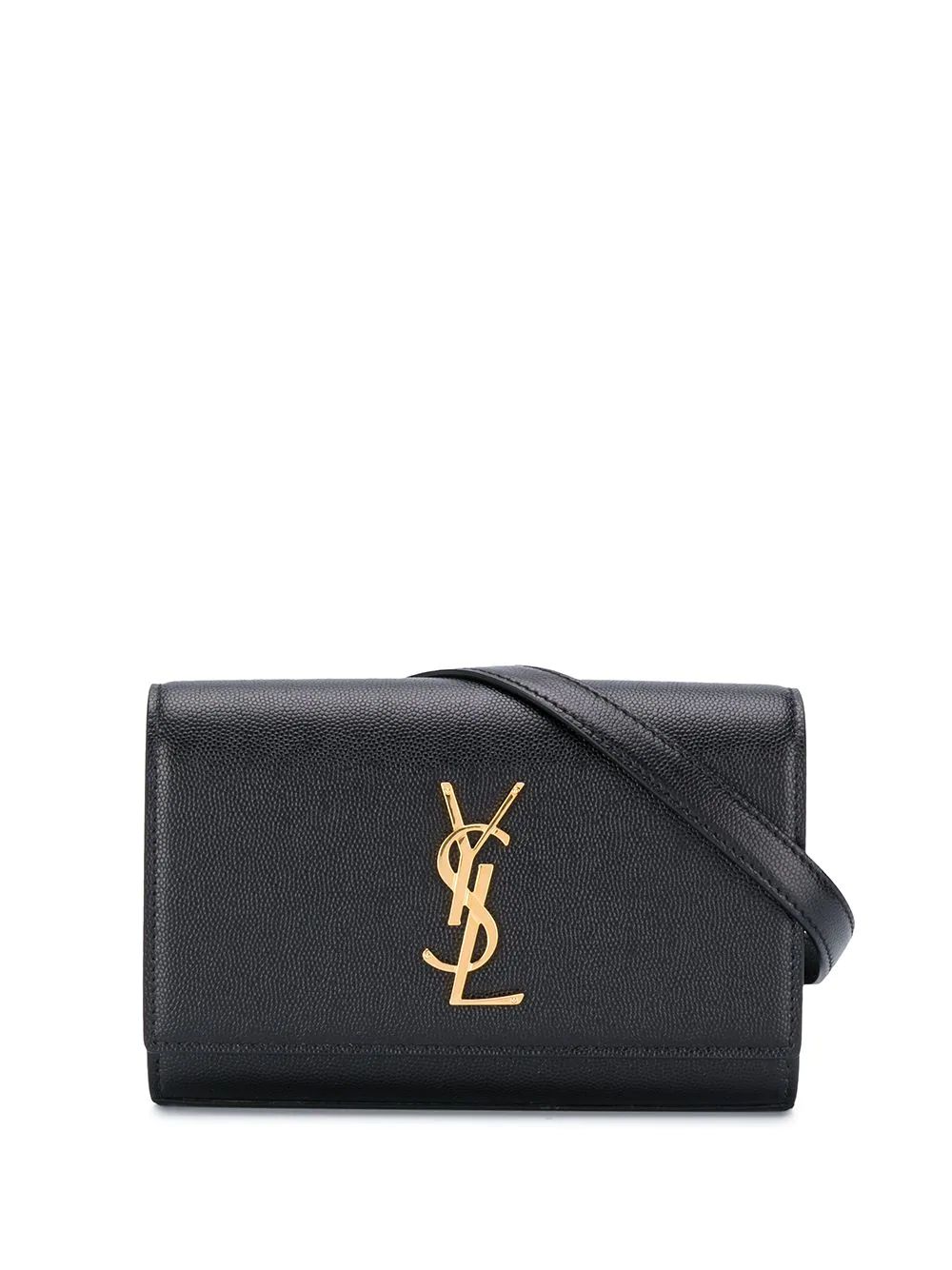 Saint Laurent logo-plaque Belt Bag - Farfetch | Farfetch Global