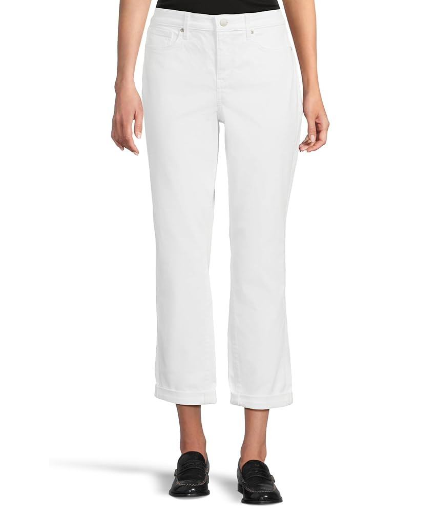 NYDJ Women's Margot Girlfriend In Optic White | Amazon (US)