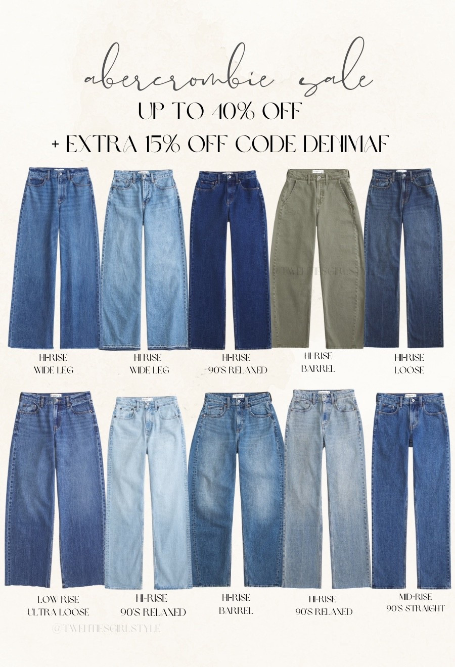 Abercrombie sale up to 40% PLUS additional 15% off with code DENIMAF 🙌🏻🙌🏻

#LTKSeasonal #LTKSaleAlert #LTKootd