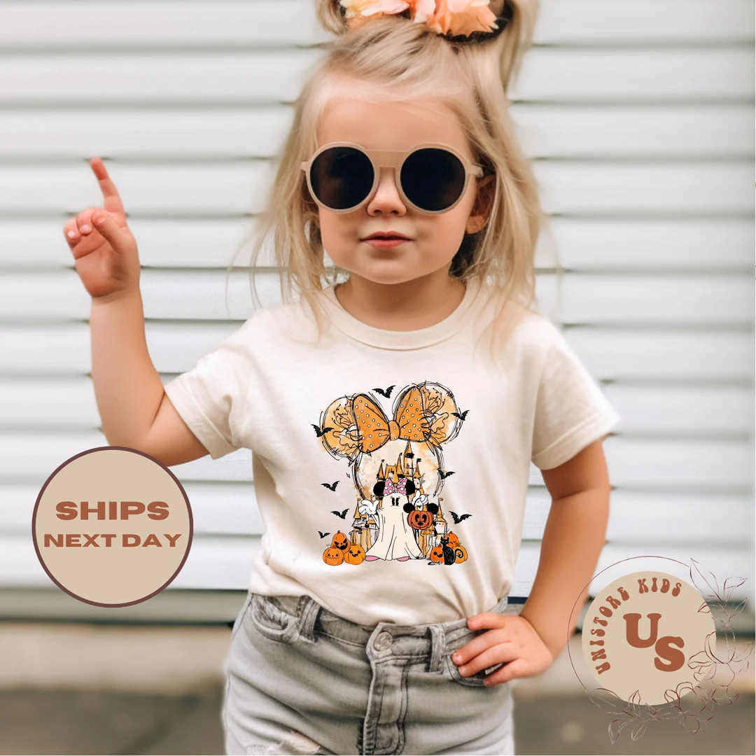 Minnie Ghost Toddler Shirt, Minnie Mouse Halloween Kids Shirt, Halloween Minnie Baby Bodysuit - E... | Etsy (US)