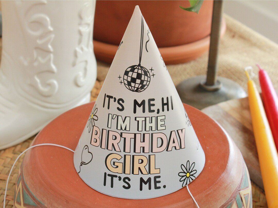 SWIFTIE BIRTHDAY PACK party hats | 5 or 10 Count Taylor Swift Midnights Theme Party Swiftie Gift ... | Etsy (US)