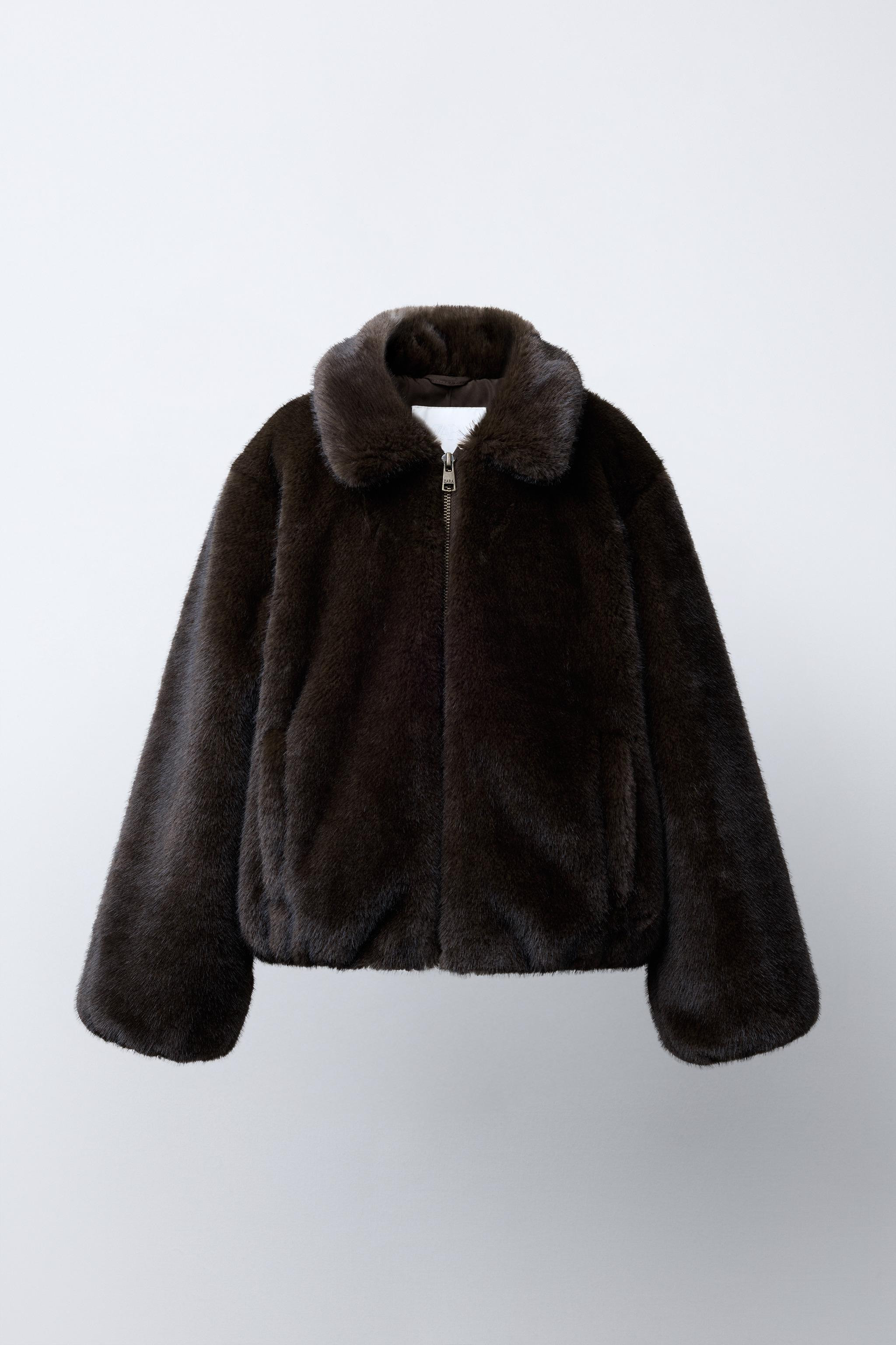FAUX FUR BOMBER JACKET | Zara US