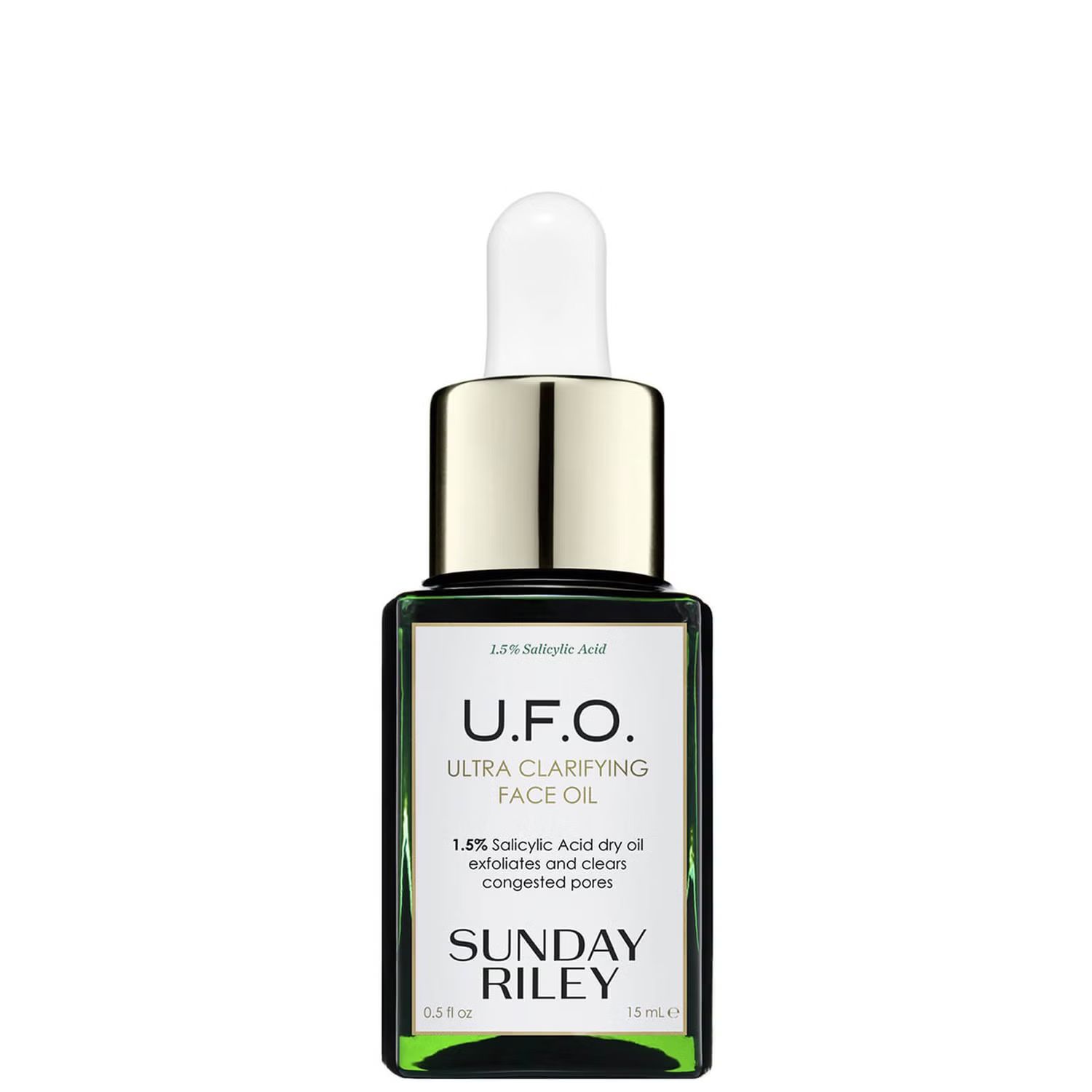 Sunday Riley U.F.O. Ultra-Clarifying Acne Treatment Face Oil (0.5 fl. oz.) | Dermstore (US)