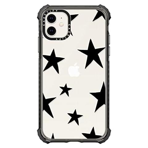 CASETiFY Impact Case for iPhone 11 - Stars Black - Clear Black | Amazon (US)