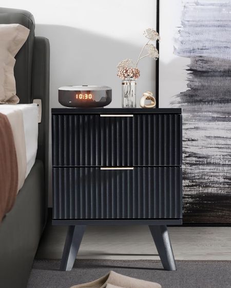 Mid Century - Modern Nightstand with 2 Drawers | Follow my shop for the latest trends 

#LTKHome #LTKStyleTip