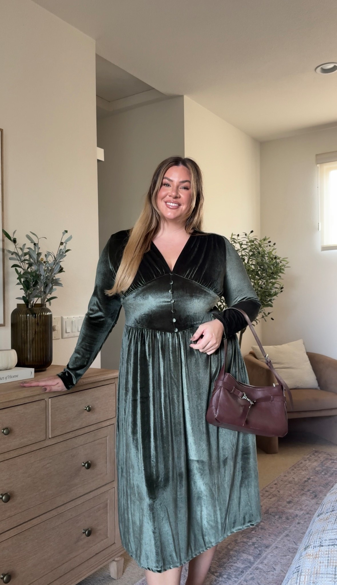 perfect holiday or thanksgiving dress 🤎✨ wearing it in an xl!

#LTKHoliday #LTKMidsize #LTKSeasonal