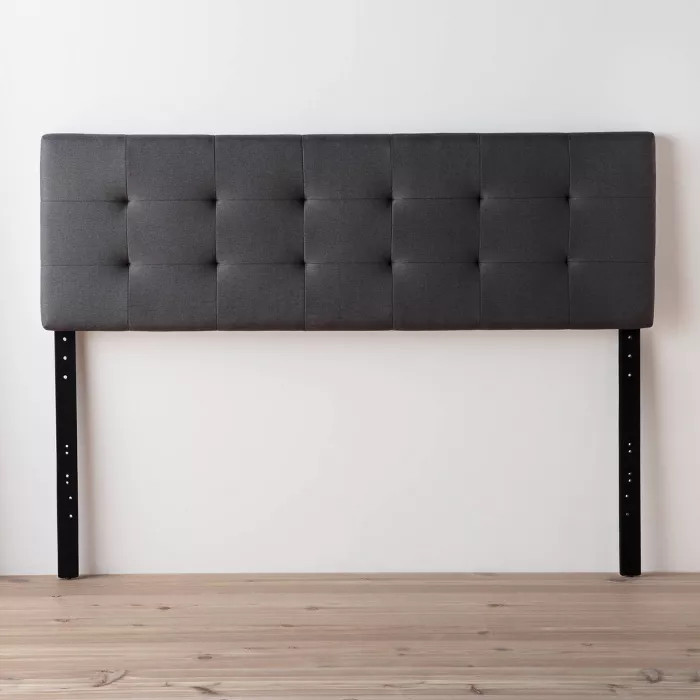 Emmie Adjustable Upholstered Headboard with Square Tufting - Brookside Home | Target