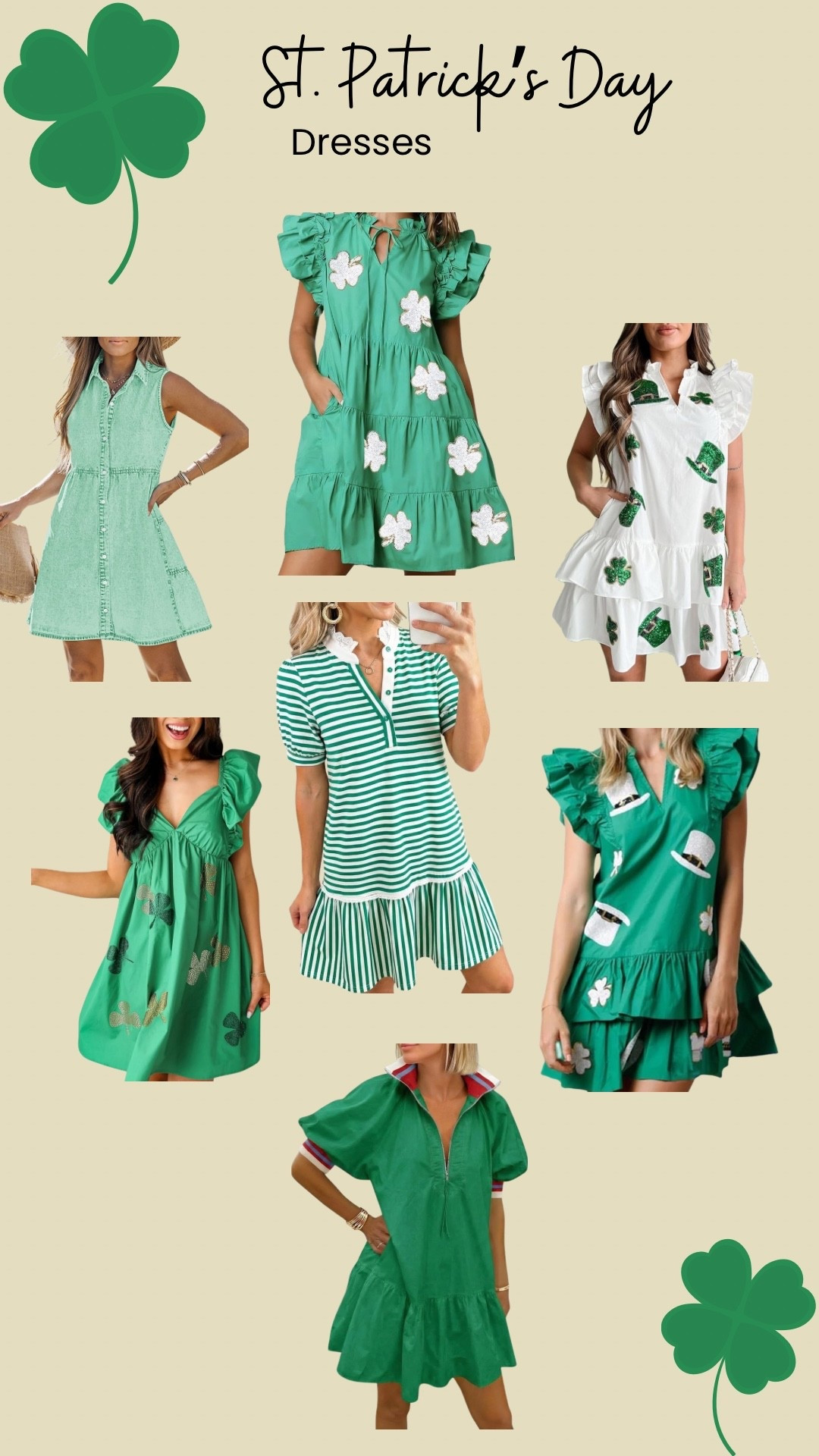 St. Patrick’s Day Dresses ☘️

#LTKootd #LTKSeasonal #LTKgrwm