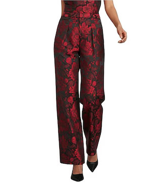 Brooks Brocade Coordinating Wide Leg Pants | Dillard's