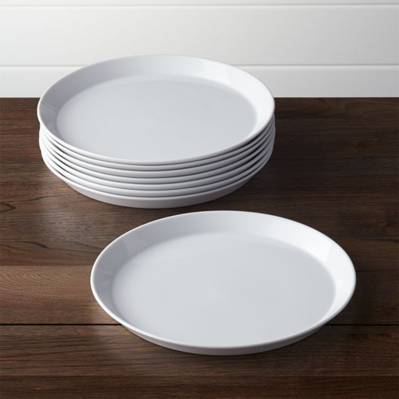 Set of 8 Verge Dinner Plates + Reviews | Crate & Barrel | Crate & Barrel