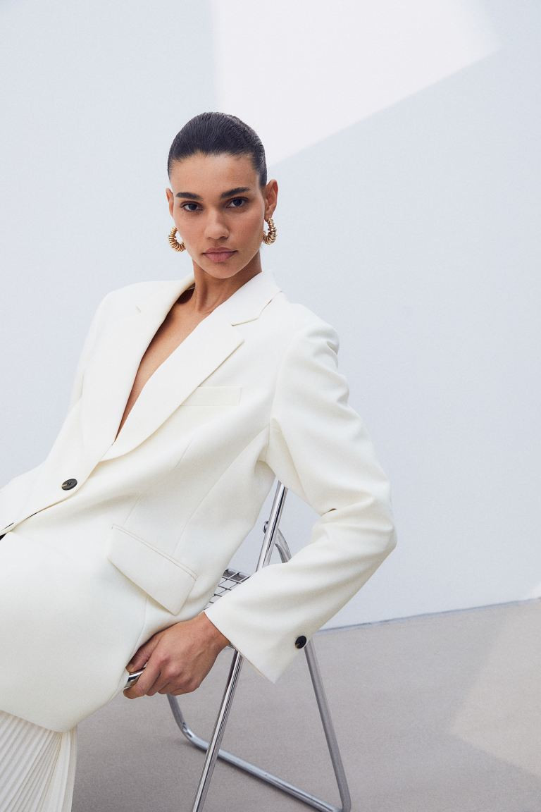 Oversized twill blazer | H&M (UK, MY, IN, SG, PH, TW, HK)